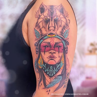 significado da tatuagem de lobo